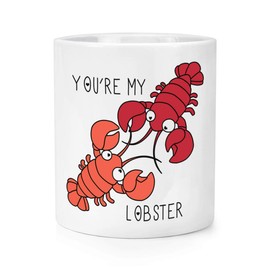 You're My Lobster Quote Make Up Brush Pen Pot