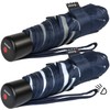 Knirps children's compact umbrella with reflective trim.