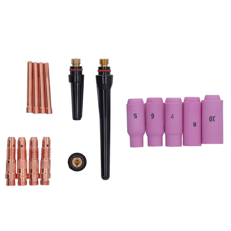 16PCS TIG Welding Torch Accessories Kit Copper Ceramic Plasma Cutter