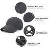 DOOVID Women Baseball Cap Criss Cross Ponytail Baseball Cap Mesh