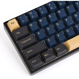 170 teclas PBT doble disparo teclas personalizadas para juegos, guerrero azul