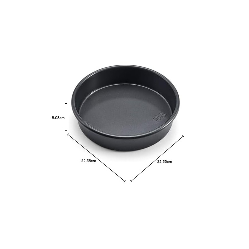 Chicago Metallic Molde para pasteles redondo antiadherente profesional , 8
