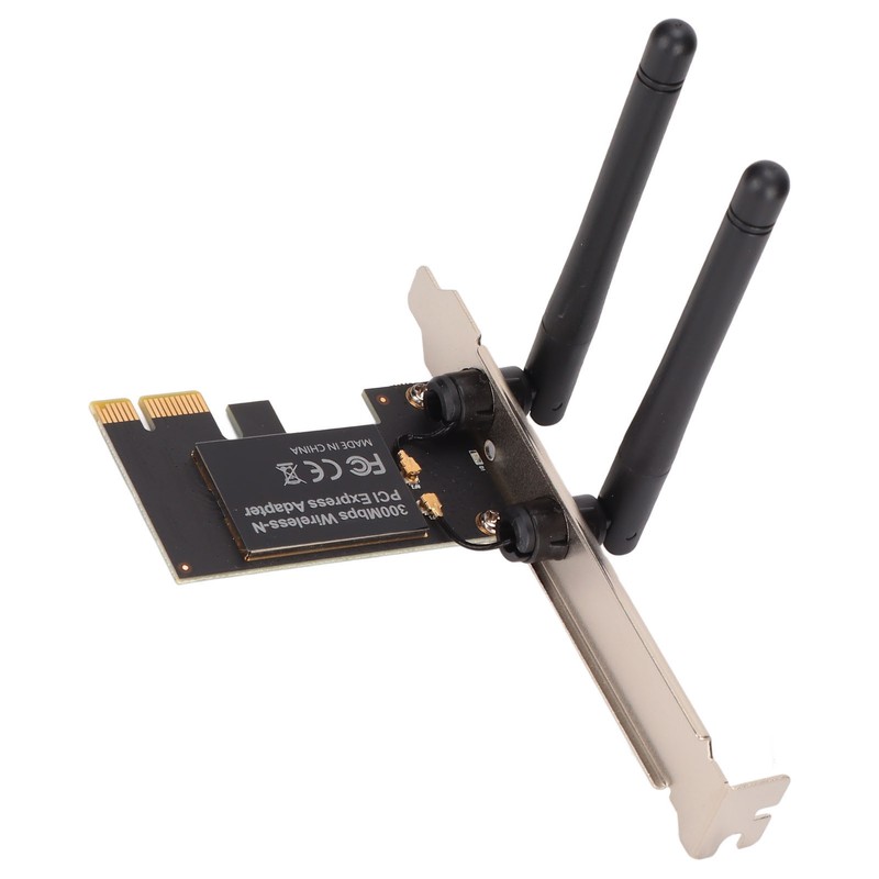 PCIe WIFI Card 11N Technology 2 Gain Antennas 802.11b/g/n 300Mbps