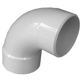 Pipe Fitting, Schedule 40 PVC Long Turn Street Elbow, 90-Degree, 3-In.