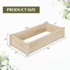 Giantex Wooden Raised Garden Bed, Rectangular Planter Box for Vegetables,