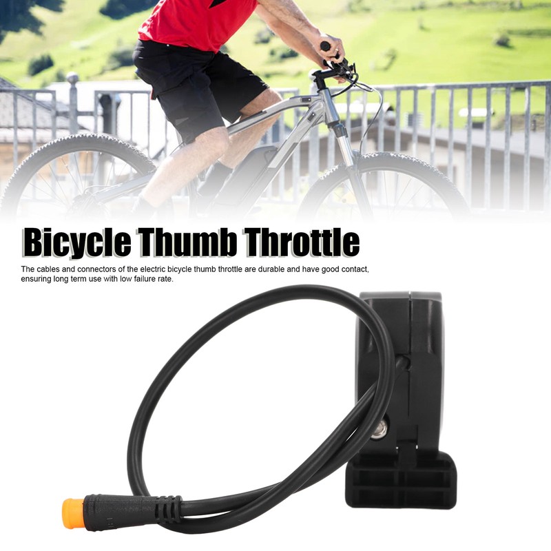 Electric Bike Thumb Throttle Accelerator 130X Finger Throttle with Waterproof