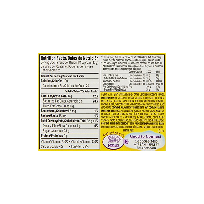 Nestle Raisinettes Box, 3.50-Ounce (Pack of 18)