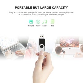 KEXIN 50 Pack 16GB Flash Drive 16G Bulk USB Thumb Drive USB Stick Jump Drive USB 2.0 Flash Drive with Led Indicator, Color