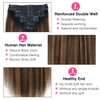 Mihugass Yaki Straight Clip ins Real Human Hair Extensions For