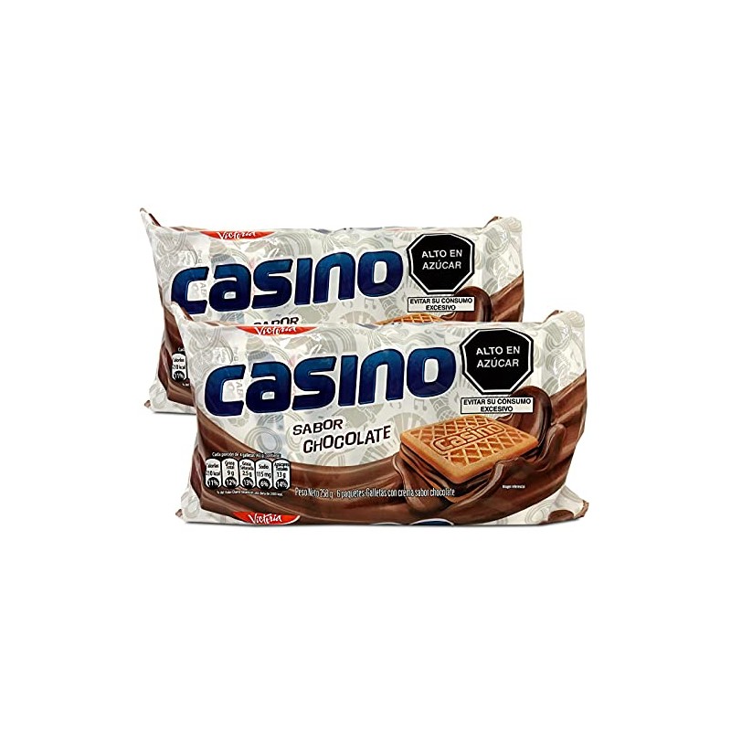Generic VICTORIA Galletas Peruanas Casino con Crema Sabor Chocolate 2