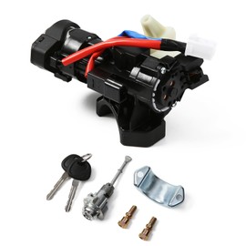 JKIANTECH 81905-F2230 Ignition Lock Cylinder Housing, Compatible with Hyundai Elantra 2017-2020, Ignition Lock Cylinder Switch Assembly with 2 Keys - Replaces 81905F2230, 81905 F2230