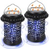 Qualirey 2 Pack Solar Bug Zapper for Outdoor & Indoor,