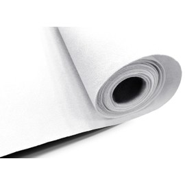 EOVEA | Acrylic Felt Fabric by The Yard | 72" Inch Wide -1.6mm Thick Felt Fabric | Non-Stiff Soft Felt Sheets | Felt Material for DIY,Craft, Sewing,Patchwork, Cushion, Padding(White, Half Yard)