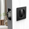 Pocket Door Lock Indicator Lock Flush Handles Latch Privacy Bed/Bath