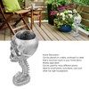 Skull Planter Spine Stand Set Innovative Exquisite Decorative Hand Painted