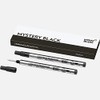 (モンブラン)MONTBLANC ローラーボール ビッグ (2本セット) ル・グラン用 ブラック Mサイズ 替芯 レフィル