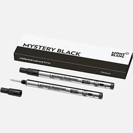 (モンブラン)MONTBLANC ローラーボール ビッグ (2本セット) ル・グラン用 ブラック Mサイズ 替芯 レフィル