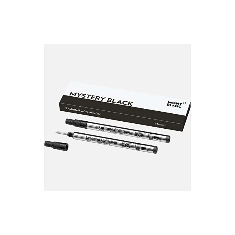 (モンブラン)MONTBLANC ローラーボール ビッグ (2本セット) ル・グラン用 ブラック Mサイズ 替芯 レフィル