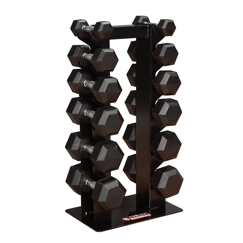 DF5100 6 Pair Vertical Dumbbell Rack by Deltech Fitness