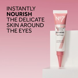 No7 Gentle Eye Wrinkle Cream 0.5 Oz Anti Aging Brightening Formula for Dark C...