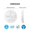 LVWIT 18 W LED Round Ceiling Light, IP65 Waterproof Bathroom