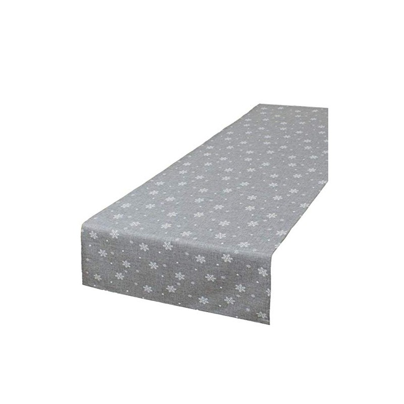 Snow / Modern Tablecloth for Christmas