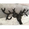 Homes on Trend Shabby Cast Iron Antique Style Rustic Stag