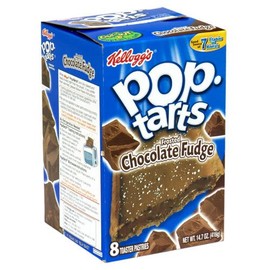 Kellogg's Pop-Tarts Chocolate Fudge Frosted, 8-Count Box (Pack of 6)