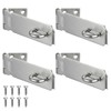JQK Door Hasp Latch Lock, 5 Inch Stainless Steel Safety