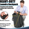 Laundry Backpack Bag, 115L Laundry Bag Heavy Duty Extra Large,