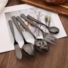Uniturcky Serving Utensils Set, 5-Piece 18/8 Stainless Steel Hostess Serving