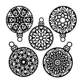 Ideen mit Herz Christmas Baubles 1 Cutting Dies - Pack of 5