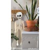 Mud Pie Paper Dangling Hanger, Skeleton, 12.7" x 55"