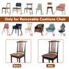 WUSOUPU Leather Seat Covers for Dining Chairs Waterproof Chair Seat