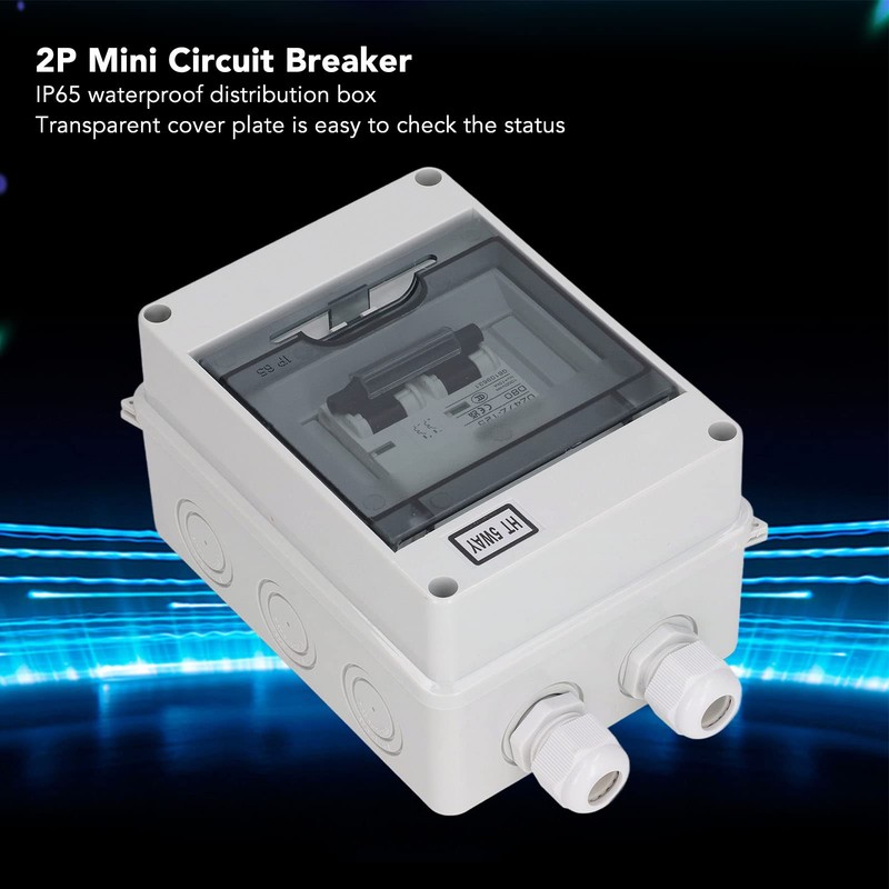 2P Circuit Breaker DC Miniature Circuit Breaker Disconnect Switch 80A