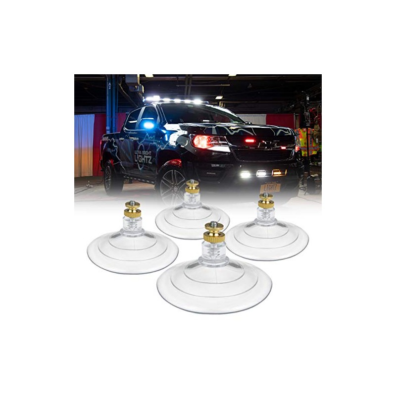 Ultra Bright Lightz Large Threaded Replacement Suction Cups | Dash
