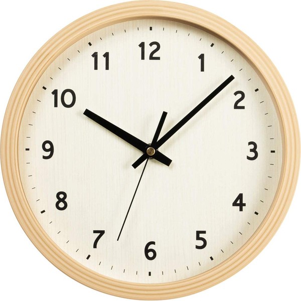 Iris Plaza PWCR-25-M Non-Radio Clock Diameter 9.8 inches (25 cm),