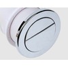 Housler® Chrome Pneumatic Toilet Cistern Tank Dual Push Button