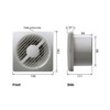 Greenwood Select 100mm HT Fan with Pull Cord with Gravity