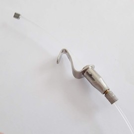 Picture Wire, Translucent, Hanging Hardware, Universal Hook, For Picture Rails, Set of 4 (1.5m)