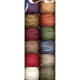 Valdani Size 8 Perle Cotton Embroidery Thread Artists Palette Collection (PC8-ArtistP)