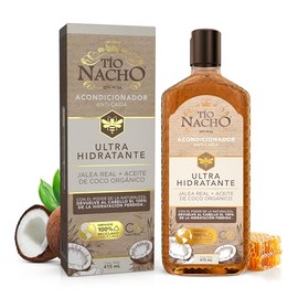 TIO NACHO Acondicionador Ultra Hidratante, Con aceite de coco orgánico y jalea real devuelve a tu cabello el 100% de la hidratación con el poder de la