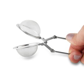 Café Ole TI-024/C Cafe Olé Tea Infuser/Strainer Sphere Tong Ball, Stainless Steel