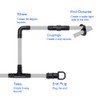 VooGenzek Irrigation Connection Kit for Hoses, Plug Barb Hose Connector,