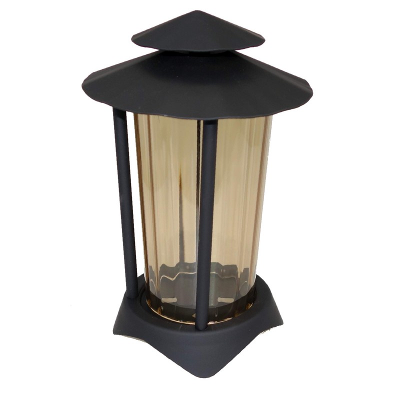 Grave Lantern, Grave Lamp, Grave Light, Steel with Ground Anchor