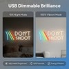 ARC "Don't Shoot" Neon Sign for Game Room - Funny