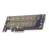 Pcie M.2 Adapter B&amp;M Key NVMe SSD Expansion Card for