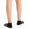 Icebreaker - W Multisport Light Micro - BLACK/SNOW/METRO HTHR