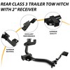 KUAFU Class 3 Trailer Tow Hitch Replace for 13650 Compatible
