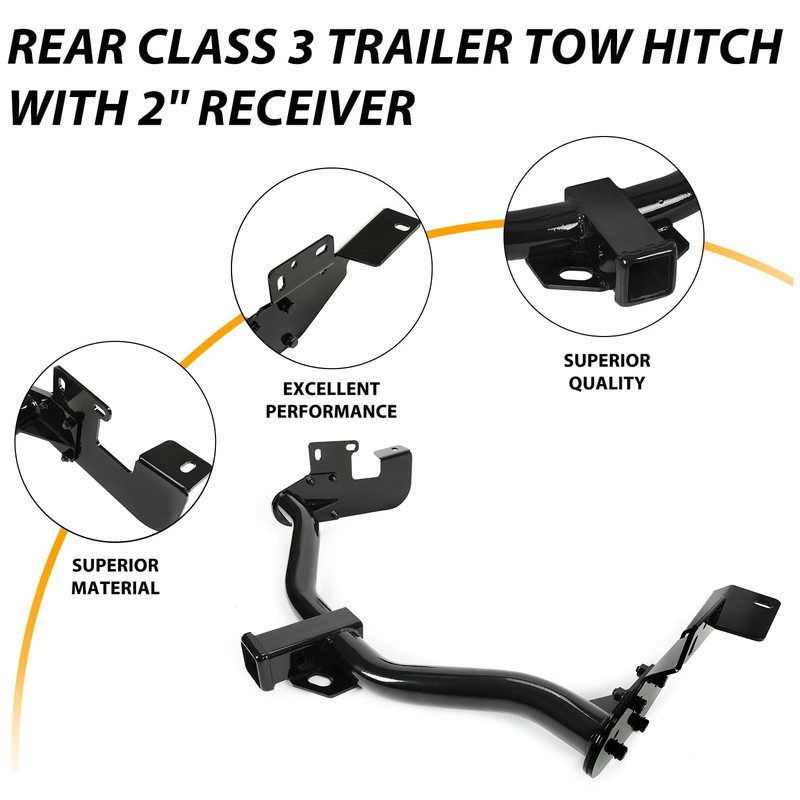 KUAFU Class 3 Trailer Tow Hitch Replace for 13650 Compatible